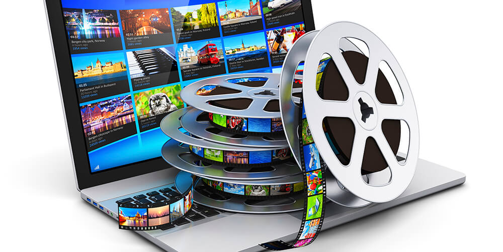 Digital video and mobile media concept